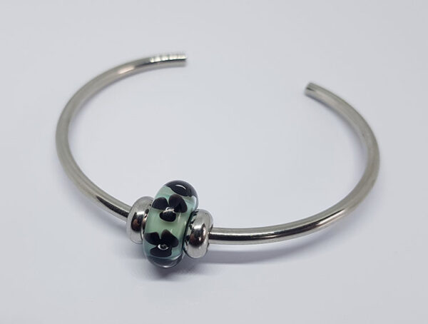 Glasbedel met Bloemen