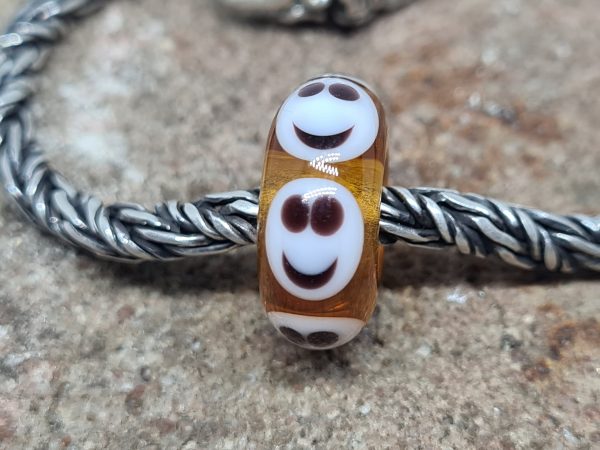Glasbedel Smiley's Amber